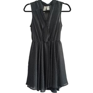 Mini Chica Black Polka Dot Sleeveless Dress
